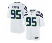 Men's Nike Seattle Seahawks #95 Dion Jordan Limited White NFL Jersey