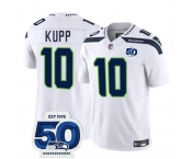 Men's Seattle Seahawks #10 Cooper Kupp White 2025 F.U.S.E. Vapor Untouchable Limited Football Stitched Jersey