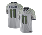 Men's Seattle Seahawks #11 Jaxon Smith-Njigba Gray 2025 F.U.S.E. “Rivalries” Vapor Untouchable Limited Football Stitched Jersey