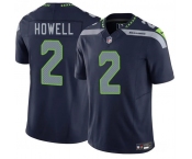 Men's Seattle Seahawks #2 Sam Howell Navy 2025 F.U.S.E. Vapor Limited Football Stitched Jersey