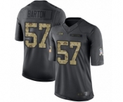 Men's Seattle Seahawks #57 Cody Barton Limited Black 2016 Salute to Service Football Jersey