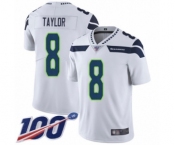 Men's Seattle Seahawks #8 Jamar Taylor White Vapor Untouchable Limited Player 100th Season Football Jersey Men's Seattle Seahawks #8 Jamar Taylor White Vapor Untouchable Limited Player 100th Season Football Jersey