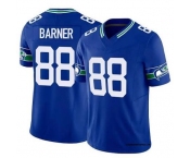 Men's Seattle Seahawks #88 AJ BARNER Blue Throwback 2026 F.U.S.E. Vapor Untouchable Limited Stitched Football Jersey Men's Seattle Seahawks #88 AJ BARNER Blue Throwback 2026 F.U.S.E. Vapor Untouchable Limited Stitched Football Jersey