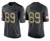 Nike Seattle Seahawks #89 Doug Baldwin Men's Stitched Black NFL Salute to Service Limited Jerseys