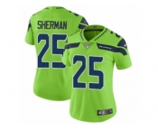 Women Nike Seattle Seahawks #25 Richard Sherman Vapor Untouchable Limited Green NFL Jersey