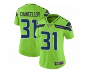 Women Nike Seattle Seahawks #31 Kam Chancellor Vapor Untouchable Limited Green NFL Jersey