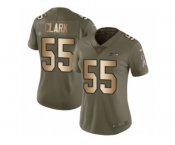 Women Nike Seattle Seahawks #55 Frank Clark Limited Olive Gold 2017 Salute to Service NFL Jersey Women Nike Seattle Seahawks #55 Frank Clark Limited Olive Gold 2017 Salute to Service NFL Jersey