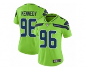 Women Nike Seattle Seahawks #96 Cortez Kennedy Vapor Untouchable Limited Green NFL Jersey