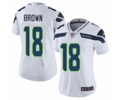 Women's Nike Seattle Seahawks #18 Jaron Brown White Vapor Untouchable Elite Player NFL Jersey Women's Nike Seattle Seahawks #18 Jaron Brown White Vapor Untouchable Elite Player NFL Jersey