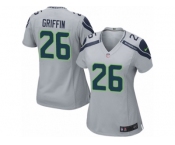 Women's Nike Seattle Seahawks #26 Shaquill Griffin Game Grey Alternate NFL Jersey