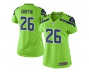 Women's Nike Seattle Seahawks #26 Shaquill Griffin Limited Green Rush NFL Jersey
