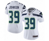 Women's Nike Seattle Seahawks #39 Dontae Johnson White Vapor Untouchable Limited Player NFL Jersey Women's Nike Seattle Seahawks #39 Dontae Johnson White Vapor Untouchable Limited Player NFL Jersey