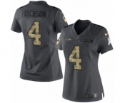 Women's Nike Seattle Seahawks #4 Michael Dickson Limited Black 2016 Salute to Service NFL Jersey Women's Nike Seattle Seahawks #4 Michael Dickson Limited Black 2016 Salute to Service NFL Jersey