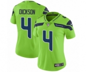 Women's Nike Seattle Seahawks #4 Michael Dickson Limited Green Rush Vapor Untouchable NFL Jersey Women's Nike Seattle Seahawks #4 Michael Dickson Limited Green Rush Vapor Untouchable NFL Jersey