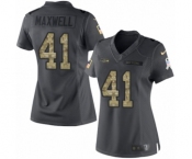 Women's Nike Seattle Seahawks #41 Byron Maxwell Limited Black 2016 Salute to Service NFL Jersey Women's Nike Seattle Seahawks #41 Byron Maxwell Limited Black 2016 Salute to Service NFL Jersey
