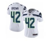 Women's Nike Seattle Seahawks #42 Arthur Brown Vapor Untouchable Limited White NFL Jersey