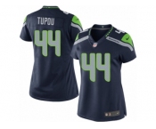 Women's Nike Seattle Seahawks #44 Tani Tupou Limited Steel Blue Team Color NFL Jersey
