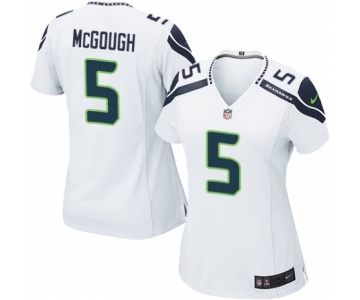 Women's Nike Seattle Seahawks #5 Alex McGough Game White NFL Jersey