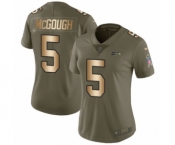 Women's Nike Seattle Seahawks #5 Alex McGough Limited Olive Gold 2017 Salute to Service NFL Jersey Women's Nike Seattle Seahawks #5 Alex McGough Limited Olive Gold 2017 Salute to Service NFL Jersey