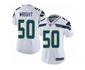 Women's Nike Seattle Seahawks #50 K.J. Wright Vapor Untouchable Limited White NFL Jersey
