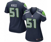 Women's Nike Seattle Seahawks #51 Barkevious Mingo Game Navy Blue Team Color NFL Jersey Women's Nike Seattle Seahawks #51 Barkevious Mingo Game Navy Blue Team Color NFL Jersey