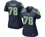 Women's Nike Seattle Seahawks #78 D.J. Fluker Game Navy Blue Team Color NFL Jersey Women's Nike Seattle Seahawks #78 D.J. Fluker Game Navy Blue Team Color NFL Jersey