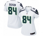 Women's Nike Seattle Seahawks #84 Ed Dickson Game White NFL Jersey
