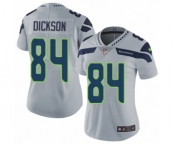 Women's Nike Seattle Seahawks #84 Ed Dickson Grey Alternate Vapor Untouchable Limited Player NFL Jersey