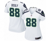 Women's Nike Seattle Seahawks #88 Will Dissly Game White NFL Jersey Women's Nike Seattle Seahawks #88 Will Dissly Game White NFL Jersey