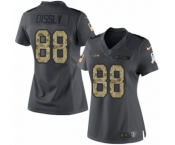 Women's Nike Seattle Seahawks #88 Will Dissly Limited Black 2016 Salute to Service NFL Jersey Women's Nike Seattle Seahawks #88 Will Dissly Limited Black 2016 Salute to Service NFL Jersey