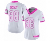 Women's Nike Seattle Seahawks #88 Will Dissly Limited White Pink Rush Fashion NFL Jersey Women's Nike Seattle Seahawks #88 Will Dissly Limited White Pink Rush Fashion NFL Jersey