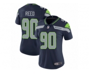 Women's Nike Seattle Seahawks #90 Jarran Reed Vapor Untouchable Limited Steel Blue Team Color NFL Jersey Women's Nike Seattle Seahawks #90 Jarran Reed Vapor Untouchable Limited Steel Blue Team Color NFL Jersey