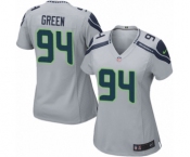 Women's Nike Seattle Seahawks #94 Rasheem Green Game Grey Alternate NFL Jersey Women's Nike Seattle Seahawks #94 Rasheem Green Game Grey Alternate NFL Jersey