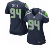 Women's Nike Seattle Seahawks #94 Rasheem Green Game Navy Blue Team Color NFL Jersey Women's Nike Seattle Seahawks #94 Rasheem Green Game Navy Blue Team Color NFL Jersey