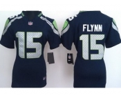 nike women nfl jerseys seattle seahawks #15 flynn blue[nike]