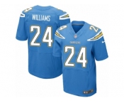 Men Nike Los Angeles Chargers #24 Trevor Williams Elite Electric Blue Alternate NFL Jersey