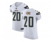 Nike Los Angeles Chargers #20 Desmond King White Men Stitched NFL Vapor Untouchable Elite Jersey