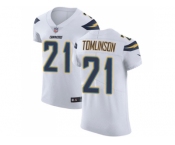 Nike Los Angeles Chargers #21 LaDainian Tomlinson White Men Stitched NFL Vapor Untouchable Elite Jersey