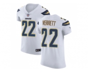 Nike Los Angeles Chargers #22 Jason Verrett White Men Stitched NFL Vapor Untouchable Elite Jersey