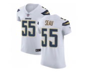 Nike Los Angeles Chargers #55 Junior Seau White Men Stitched NFL Vapor Untouchable Elite Jersey