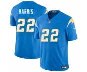 Men's Los Angeles Chargers #22 Najee Harris Blue 2025 F.U.S.E. Vapor Limited Football Stitched Jersey