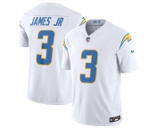 Men's Los Angeles Chargers #3 Derwin James Jr. White 2025 F.U.S.E. Vapor Untouchable Limited Football Stitched Jersey