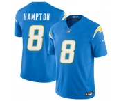 Men's Los Angeles Chargers #8 Omarion Hampton Blue 2025 F.U.S.E. Vapor Limited Football Stitched Jersey