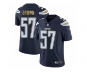 Men's Nike Los Angeles Chargers #57 Jatavis Brown Vapor Untouchable Limited Navy Blue Team Color NFL Jersey