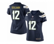 Women's Nike San Diego Chargers #12 Travis Benjamin Limited Navy Blue Team Color NFL Jersey