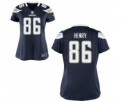 Women's Nike San Diego Chargers #86 Hunter Henry Navy Blue Team Color NFL Jersey