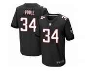 Men's Nike Atlanta Falcons #34 Brian Poole Elite Black Alternate NFL Jersey