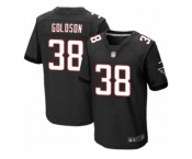 Men's Nike Atlanta Falcons #38 Dashon Goldson Elite Black Alternate NFL Jersey