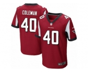 Men's Nike Atlanta Falcons #40 Derrick Coleman Elite Red Team Color NFL Jersey