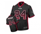 Nike Atlanta Falcons #24 Devonta Freeman Black Alternate Men's Stitched NFL Elite Drift Fashion Jersey